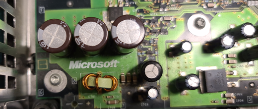 Microsoft and some of the capacitors